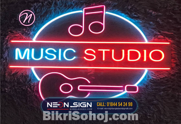 Neon Sign new update with brick wall background